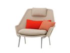 【ヴィトラ/Vitra / GOODS】のSlow Chair / スローチェア(ファブリック) 本体張地:フロッカ 02 ベージュ(ファブリック F80)、脚部:ポリッシュドアルミニウム<&|ID: prp329100004969013 ipo3291000000037265420
