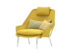 【ヴィトラ/Vitra / GOODS】のSlow Chair / スローチェア(ファブリック) 本体張地:フロッカ 05 キャノーラ(ファブリック F80)、脚部:ポリッシュドアルミニウム<|ID: prp329100004969013 ipo3291000000037265421