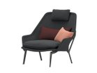【ヴィトラ/Vitra / GOODS】のSlow Chair / スローチェア(ファブリック) 本体張地:フロッカ 07 カーボン(ファブリック F80)、脚部:ディープブラックク|ID: prp329100004969013 ipo3291000000037265423