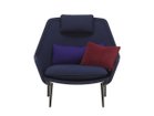 【ヴィトラ/Vitra / GOODS】のSlow Chair / スローチェア(ファブリック) 本体張地:フロッカ 01 ダークブルー(ファブリック F80)、脚部:ディープブラック<&gt|ID: prp329100004969013 ipo3291000000037265431