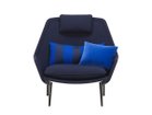 【ヴィトラ/Vitra / GOODS】のSlow Chair / スローチェア(ファブリック) 本体張地:フロッカ 01 ダークブルー(ファブリック F80)、脚部:ディープブラック<&gt|ID: prp329100004969013 ipo3291000000037265432