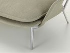 【ヴィトラ/Vitra / GOODS】のSlow Chair / スローチェア(ファブリック) 本体張地:フロッカ 04 ライトセージ(ファブリック F80)、脚部:ポリッシュドアルミニウム|ID: prp329100004969013 ipo3291000000037265440