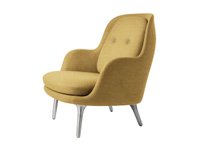 【フリッツ ハンセン/FRITZ HANSEN / GOODS】のFRI / フリチェア ラウンジチェア サテン仕上げアルミ製レッグ JH4 大人の最旬トレンドファッション＆コーディネート founy(ファウニー) サテン Satin, Glossy Fabric シンプル Simple, Minimal ファブリック Fabric, Textile おすすめ Recommended / Our Picks ホーム・キャンプ・アウトドア・お取り寄せ Home Living / Home & Lifestyle / Camping Gear / Outdoor Camping 家具・インテリア Home Furniture & Interior. Stylish & Functional Living Spaces チェア・椅子 Seating & Chairs ラウンジチェア・リクライナー Lounge Chairs / Recliners |ID:prp329100004969016