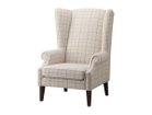 【フライミー ブラン/FLYMEe Blanc / GOODS】のLOUNGE CHAIR / ウイングバックチェア n5929 張地:リコ ナチュラル(Dランク)、脚部ダークブラウン|ID: prp329100004969029 ipo3291000000037365420