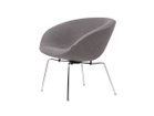 【フリッツ ハンセン/FRITZ HANSEN / GOODS】のPOT / ポットチェア ラウンジチェア 3318 張地:CAPTURE / 4601 ダークグレー、脚部:クローム仕上|ID: prp329100004969036 ipo3291000000037265661
