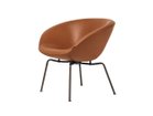 【フリッツ ハンセン/FRITZ HANSEN / GOODS】のPOT / ポットチェア ラウンジチェア 3318 張地:グレースレザー / ウォルナット(カテゴリー5)、脚部:ブラウンブロンズ粉体塗装仕上|ID: prp329100004969036 ipo3291000000037265666
