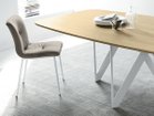 【カリガリス/Calligaris / GOODS】のANNIE / アニー CS/1848 大人の最旬トレンドファッション＆コーディネート founy(ファウニー) 送料無料 Free Shipping クッション Cushion, Throw Pillow ベルベット Velvet, Velvety メタル Metal, Metal Parts モダン Modern, Contemporary ラグジュアリー Luxury, Elegant ホーム・キャンプ・アウトドア・お取り寄せ Home Living / Home & Lifestyle / Camping Gear / Outdoor Camping 家具・インテリア Home Furniture & Interior. Stylish & Functional Living Spaces チェア・椅子 Seating & Chairs ダイニングチェア・木製チェア Dining Chairs thumbnail シートS0F サンド、脚部P94 マットホワイト|ID: prp329100004969039 ipo3291000000037265678