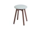 【ラ セディア/LaSedia / GOODS】のPiccolo STOOL / ピッコロ スツール(コットン) 脚部ウォールナット、張地:ブルーグレー|ID:prp329100004969048