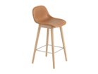 【ムート/MUUTO / GOODS】のFIBER COUNTER STOOL W.BACKREST WOOD BASE / ファイバーカウンタースツール バックレスト ウッドベース 大人の最旬トレンドファッション＆コーディネート founy(ファウニー) ウッド Wooden Design テーブル Table, Dining Table フィット Fit, Slim Fit フェイス Face, Facial Design ホーム・キャンプ・アウトドア・お取り寄せ Home Living / Home & Lifestyle / Camping Gear / Outdoor Camping 家具・インテリア Home Furniture & Interior. Stylish & Functional Living Spaces チェア・椅子 Seating & Chairs スツール・バースツール Stools & Bar Stools ホーム・キャンプ・アウトドア・お取り寄せ Home Living / Home & Lifestyle / Camping Gear / Outdoor Camping 家具・インテリア Home Furniture & Interior. Stylish & Functional Living Spaces チェア・椅子 Seating & Chairs カウンターチェア・ハイチェア Bar Stools / High Stools thumbnail カラー(座面レザー):リファインレザーコニャック / オーク|ID: prp329100004969059 ipo3291000000037265805