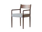 【イカサ/IKASAS / GOODS】のSUIPPO ARM CHAIR / スイッポ アームチェア フレーム:ウォルナット、張地:V06|ID: prp329100004969078 ipo3291000000037265912