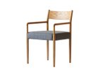 【イカサ/IKASAS / GOODS】のSUIPPO ARM CHAIR / スイッポ アームチェア フレーム:オーク、張地:V64|ID: prp329100004969078 ipo3291000000037336517