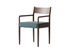 【イカサ/IKASAS / GOODS】のSUIPPO ARM CHAIR / スイッポ アームチェア フレーム:ウォルナット、張地:V39|ID: prp329100004969078 ipo3291000000037336546
