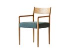 【イカサ/IKASAS / GOODS】のSUIPPO ARM CHAIR / スイッポ アームチェア フレーム:オーク、張地:V39 9|ID: prp329100004969078 ipo3291000000037336551