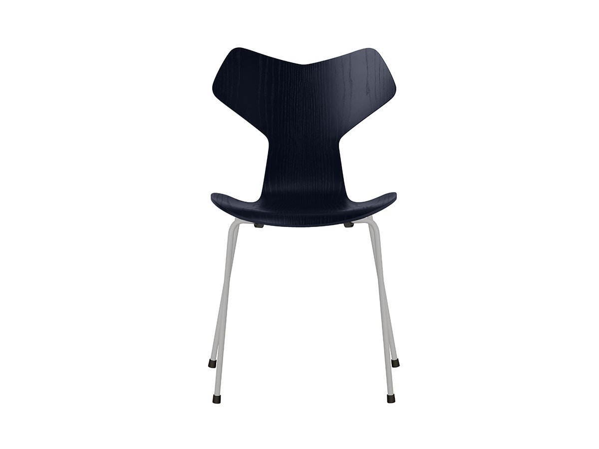 【フリッツ ハンセン/FRITZ HANSEN / GOODS】のGRAND PRIX / グランプリチェア スチール脚 3130 インテリア・キッズ・メンズ・レディースファッション・服の通販 founy(ファウニー) 　インド　Indian Textile　ウッド　Wooden Design　春　Spring　シルク　Silk, 100% Silk　フォルム　Silhouette, Form　ミラノ　Milano Style, Italian-Inspired　送料無料　Free Shipping　おすすめ　Recommended / Our Picks　ホーム・キャンプ・アウトドア・お取り寄せ　Home Living / Home & Lifestyle / Camping Gear / Outdoor Camping　家具・インテリア　Home Furniture & Interior. Stylish & Functional Living Spaces　チェア・椅子　Seating & Chairs　ダイニングチェア・木製チェア　Dining Chairs　シェル:カラードアッシュ / ミッドナイトブルー、脚部:ナイングレー|ID: prp329100004969100 ipo3291000000037266137
