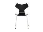 【フリッツ ハンセン/FRITZ HANSEN / GOODS】のGRAND PRIX / グランプリチェア スチール脚 3130 大人の最旬トレンドファッション＆コーディネート founy(ファウニー) インド Indian Textile ウッド Wooden Design 春 Spring シルク Silk, 100% Silk フォルム Silhouette, Form ミラノ Milano Style, Italian-Inspired 送料無料 Free Shipping おすすめ Recommended / Our Picks ホーム・キャンプ・アウトドア・お取り寄せ Home Living / Home & Lifestyle / Camping Gear / Outdoor Camping 家具・インテリア Home Furniture & Interior. Stylish & Functional Living Spaces チェア・椅子 Seating & Chairs ダイニングチェア・木製チェア Dining Chairs thumbnail シェル:ラッカー / ブラック、脚部:ホワイト|ID: prp329100004969100 ipo3291000000037266151