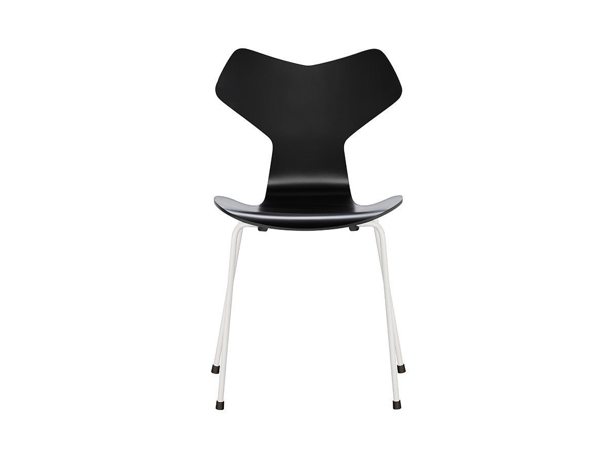 【フリッツ ハンセン/FRITZ HANSEN / GOODS】のGRAND PRIX / グランプリチェア スチール脚 3130 インテリア・キッズ・メンズ・レディースファッション・服の通販 founy(ファウニー) 　インド　Indian Textile　ウッド　Wooden Design　春　Spring　シルク　Silk, 100% Silk　フォルム　Silhouette, Form　ミラノ　Milano Style, Italian-Inspired　送料無料　Free Shipping　おすすめ　Recommended / Our Picks　ホーム・キャンプ・アウトドア・お取り寄せ　Home Living / Home & Lifestyle / Camping Gear / Outdoor Camping　家具・インテリア　Home Furniture & Interior. Stylish & Functional Living Spaces　チェア・椅子　Seating & Chairs　ダイニングチェア・木製チェア　Dining Chairs　シェル:ラッカー / ブラック、脚部:ホワイト|ID: prp329100004969100 ipo3291000000037266151