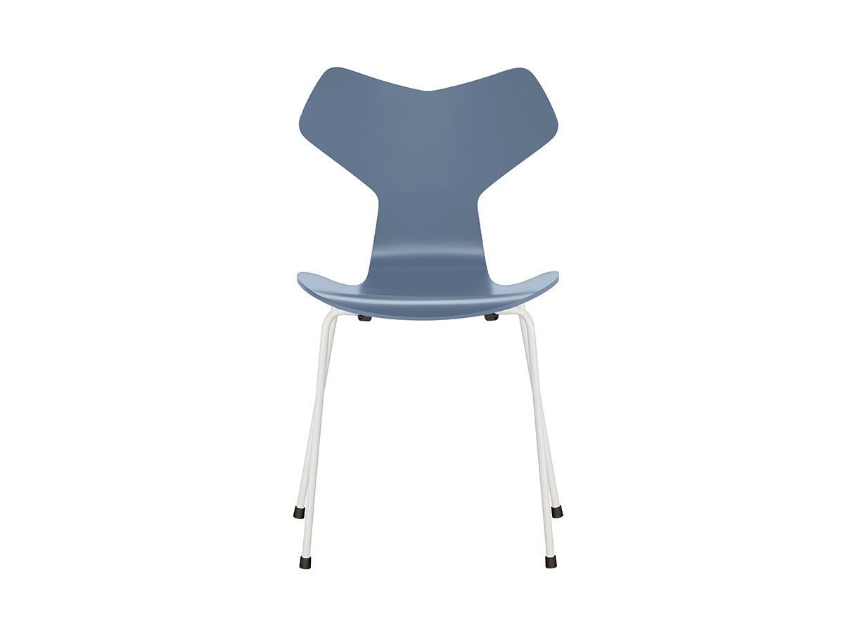 【フリッツ ハンセン/FRITZ HANSEN / GOODS】のGRAND PRIX / グランプリチェア スチール脚 3130 インテリア・キッズ・メンズ・レディースファッション・服の通販 founy(ファウニー) 　インド　Indian Textile　ウッド　Wooden Design　春　Spring　シルク　Silk, 100% Silk　フォルム　Silhouette, Form　ミラノ　Milano Style, Italian-Inspired　送料無料　Free Shipping　おすすめ　Recommended / Our Picks　ホーム・キャンプ・アウトドア・お取り寄せ　Home Living / Home & Lifestyle / Camping Gear / Outdoor Camping　家具・インテリア　Home Furniture & Interior. Stylish & Functional Living Spaces　チェア・椅子　Seating & Chairs　ダイニングチェア・木製チェア　Dining Chairs　シェル:ラッカー / ダスクブルー、脚部:ホワイト|ID: prp329100004969100 ipo3291000000037266153