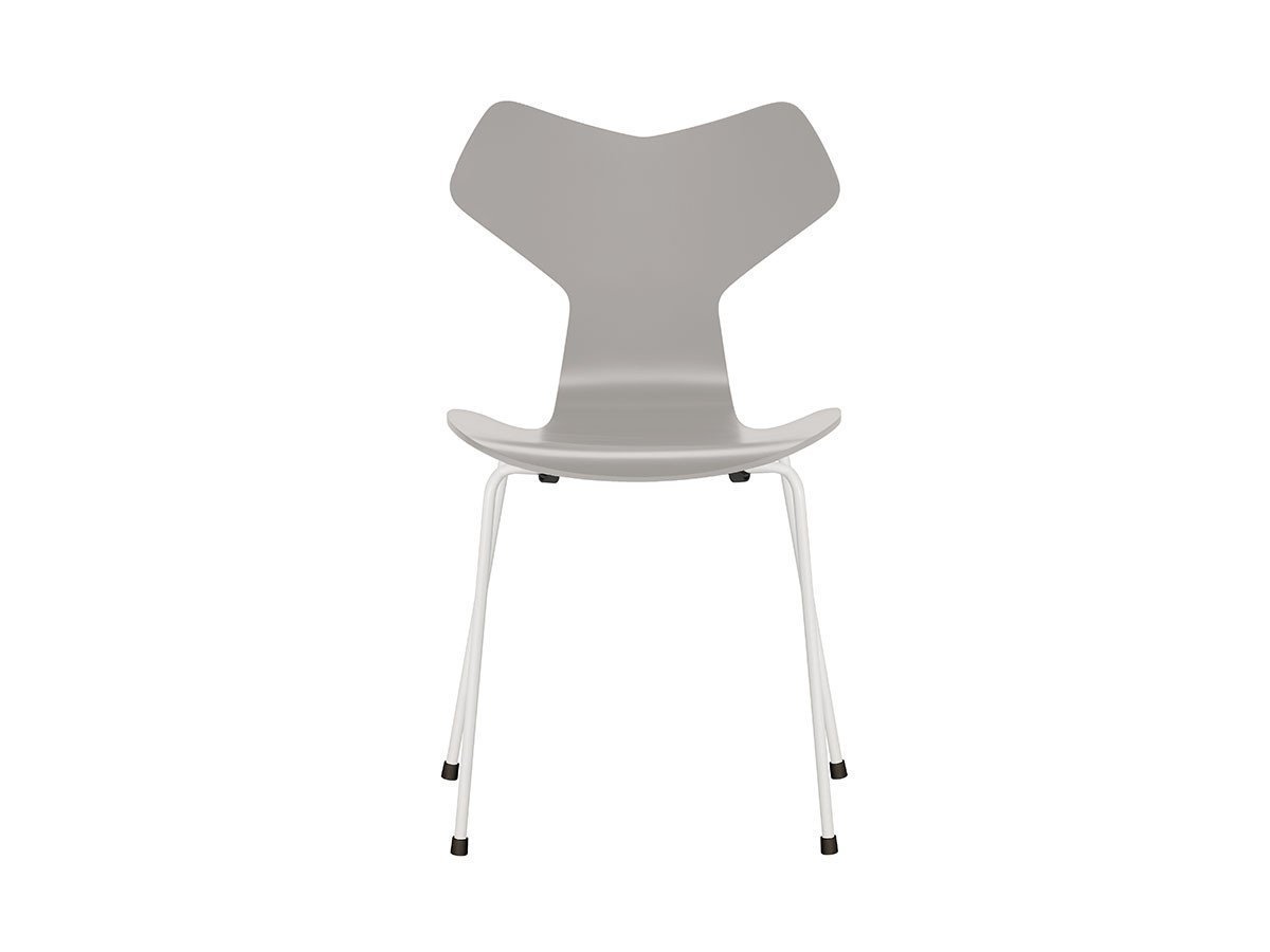 【フリッツ ハンセン/FRITZ HANSEN / GOODS】のGRAND PRIX / グランプリチェア スチール脚 3130 インテリア・キッズ・メンズ・レディースファッション・服の通販 founy(ファウニー) 　インド　Indian Textile　ウッド　Wooden Design　春　Spring　シルク　Silk, 100% Silk　フォルム　Silhouette, Form　ミラノ　Milano Style, Italian-Inspired　送料無料　Free Shipping　おすすめ　Recommended / Our Picks　ホーム・キャンプ・アウトドア・お取り寄せ　Home Living / Home & Lifestyle / Camping Gear / Outdoor Camping　家具・インテリア　Home Furniture & Interior. Stylish & Functional Living Spaces　チェア・椅子　Seating & Chairs　ダイニングチェア・木製チェア　Dining Chairs　シェル:ラッカー / ナイングレー、脚部:ホワイト|ID: prp329100004969100 ipo3291000000037266158