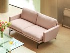【フリッツ ハンセン/FRITZ HANSEN / GOODS】のLISSONI SOFA / リッソーニソファ 2人掛けソファ PL112S 張地:1131 オレンジ / レッド(クリスチャンハウン)、脚部:ブラック|ID: prp329100004969141 ipo3291000000037266616