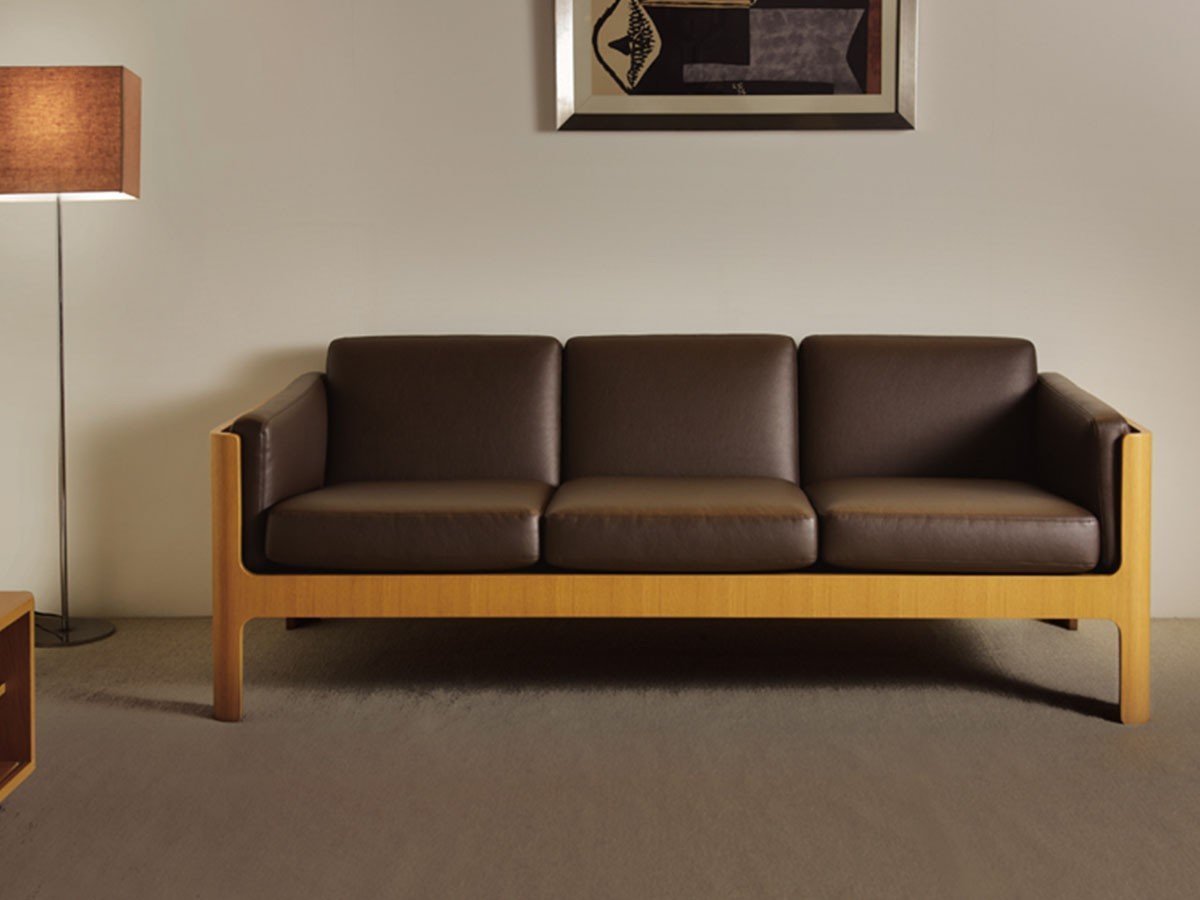 【天童木工/Tendo Mokko / GOODS】のHaco Sofa / ハコ ソファ インテリア・キッズ・メンズ・レディースファッション・服の通販 founy(ファニー) 　ウッド　Wooden Design　クッション　Cushion, Throw Pillow　フォルム　Silhouette, Form　フレーム　Frame, Outline　モダン　Modern, Contemporary　ホーム・キャンプ・アウトドア・お取り寄せ　Home Living / Home & Lifestyle / Camping Gear / Outdoor Camping　家具・インテリア　Home Furniture & Interior. Stylish & Functional Living Spaces　ソファー　Couches & Sofas　張地:エーデルスムース S0187 ダークブラウン(グレードS)|ID: prp329100004969142 ipo3291000000037266639