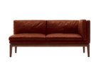 【冨士ファニチア/FUJI FURNITURE / GOODS】のPerche Wide 2P Sofa / ペルシェ 左片肘ワイド2人掛けソファ 大人の最旬トレンドファッション＆コーディネート founy(ファウニー) ウッド Wooden Design クッション Cushion, Throw Pillow スマート Smart, Elegant テーブル Table, Dining Table ファブリック Fabric, Textile フレーム Frame, Outline ワイド Wide, Wide Fit ホーム・キャンプ・アウトドア・お取り寄せ Home Living / Home & Lifestyle / Camping Gear / Outdoor Camping 家具・インテリア Home Furniture & Interior. Stylish & Functional Living Spaces ソファー Couches & Sofas thumbnail 張地:FO18(レザーFOランク)、脚部:OW / ウォールナット材(オイル塗装)|ID: prp329100004969143 ipo3291000000037266657