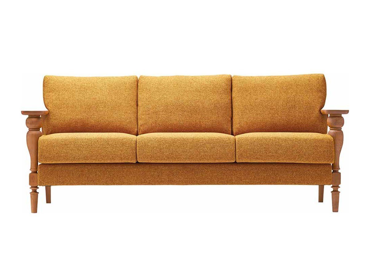【コッコレ/Coccole / GOODS】の3P SOFA / 3人掛けソファ C431-3 インテリア・キッズ・メンズ・レディースファッション・服の通販 founy(ファウニー) 　クッション　Cushion, Throw Pillow　ホーム・キャンプ・アウトドア・お取り寄せ　Home Living / Home & Lifestyle / Camping Gear / Outdoor Camping　家具・インテリア　Home Furniture & Interior. Stylish & Functional Living Spaces　ソファー　Couches & Sofas　張地:バトン マスタード(ランクE)、フレームブラウン|ID: prp329100004969153 ipo3291000000037266770