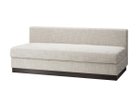 【フライミー ノワール/FLYMEe Noir / GOODS】の2P SOFA / 2人掛けアームレスソファ n5958 大人の最旬トレンドファッション＆コーディネート founy(ファウニー) クッション Cushion, Throw Pillow シンプル Simple, Minimal トレンド Trend, Trending Now フォルム Silhouette, Form ホーム・キャンプ・アウトドア・お取り寄せ Home Living / Home & Lifestyle / Camping Gear / Outdoor Camping 家具・インテリア Home Furniture & Interior. Stylish & Functional Living Spaces ソファー Couches & Sofas thumbnail 張地:脚部ダークブラウン|ID: prp329100004969155 ipo3291000000037266783