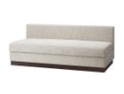 【フライミー ノワール/FLYMEe Noir / GOODS】の2P SOFA / 2人掛けアームレスソファ n5958 大人の最旬トレンドファッション＆コーディネート founy(ファウニー) クッション Cushion, Throw Pillow シンプル Simple, Minimal トレンド Trend, Trending Now フォルム Silhouette, Form ホーム・キャンプ・アウトドア・お取り寄せ Home Living / Home & Lifestyle / Camping Gear / Outdoor Camping 家具・インテリア Home Furniture & Interior. Stylish & Functional Living Spaces ソファー Couches & Sofas thumbnail 張地:脚部ウォルナット|ID: prp329100004969155 ipo3291000000037266784