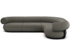 【トム ディクソン/Tom Dixon / GOODS】のFat Sofa Inside Sweeping Corner / ファット ソファ インサイド スウィーピングコーナー 組合せ例:アーム モジュール × 2、ミドル モジュール、本商品(張地:メランジェナップ 0111|ID: prp329100004969160 ipo3291000000037266825