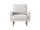 【フライミー ヴェール/FLYMEe vert / GOODS】の1P SOFA / 1人掛けソファ #34369 大人の最旬トレンドファッション＆コーディネート founy(ファウニー) 送料無料 Free Shipping クッション Cushion, Throw Pillow ホーム・キャンプ・アウトドア・お取り寄せ Home Living / Home & Lifestyle / Camping Gear / Outdoor Camping 家具・インテリア Home Furniture & Interior. Stylish & Functional Living Spaces ソファー Couches & Sofas thumbnail 張地:アイボリー、脚部:ホワイトオーク|ID: prp329100004969181 ipo3291000000037266963
