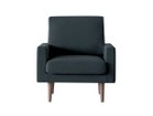 【フライミー ヴェール/FLYMEe vert / GOODS】の1P SOFA / 1人掛けソファ #34369 大人の最旬トレンドファッション＆コーディネート founy(ファウニー) 送料無料 Free Shipping クッション Cushion, Throw Pillow ホーム・キャンプ・アウトドア・お取り寄せ Home Living / Home & Lifestyle / Camping Gear / Outdoor Camping 家具・インテリア Home Furniture & Interior. Stylish & Functional Living Spaces ソファー Couches & Sofas thumbnail 張地:ダークグレー、脚部:ウォルナット|ID: prp329100004969181 ipo3291000000037266964