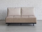 【オアシス/OASIS / GOODS】のGLOW SOFA / グロー ソファ 2人掛けベース 張地:ベース / サンド(スウェード調)、背クッション / クリーム(スウェード調)|ID: prp329100004969188 ipo3291000000037267037