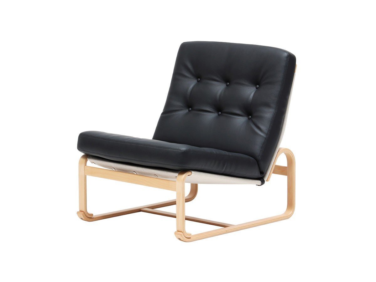 【天童木工/Tendo Mokko / GOODS】のMathsson Easy Chair / マットソン イージーチェア ロータイプ 肘無し インテリア・キッズ・メンズ・レディースファッション・服の通販 founy(ファウニー) 　キャンバス　Canvas, Canvas Fabric　クッション　Cushion, Throw Pillow　スリム　Slim, Slim Fit　フレーム　Frame, Outline　送料無料　Free Shipping　ホーム・キャンプ・アウトドア・お取り寄せ　Home Living / Home & Lifestyle / Camping Gear / Outdoor Camping　家具・インテリア　Home Furniture & Interior. Stylish & Functional Living Spaces　チェア・椅子　Seating & Chairs　ラウンジチェア・リクライナー　Lounge Chairs / Recliners　張地:エーデルスムース S0199 ブラック(グレードS)|ID: prp329100004969202 ipo3291000000037267165