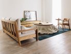 【広松木工/Hiromatsu Furniture / GOODS】のCIELO / シエロ ソファ 182 / 228 大人の最旬トレンドファッション＆コーディネート founy(ファウニー) オイル Body Oil クッション Cushion, Throw Pillow フレーム Frame, Outline ミドル Middle Length, Mid Height ラバー Rubber, Rubber Sole リラックス Relax, Relaxed Fit ホーム・キャンプ・アウトドア・お取り寄せ Home Living / Home & Lifestyle / Camping Gear / Outdoor Camping 家具・インテリア Home Furniture & Interior. Stylish & Functional Living Spaces その他 インテリア雑貨、家具 Home Decor & Furniture Extras thumbnail 張地:ナチュラル / NA(ルーガ)、フレーム:オーク、サイズ:幅228cm|ID: prp329100004969205 ipo3291000000037267192