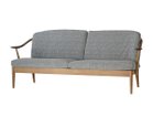【日進木工/NISSHIN MOKKOU / GOODS】のWHITE WOOD Sofa / ホワイトウッド ソファ 3人掛け 大人の最旬トレンドファッション＆コーディネート founy(ファウニー) ウッド Wooden Design クッション Cushion, Throw Pillow フレーム Frame, Outline モダン Modern, Contemporary モチーフ Motif, Design Theme おすすめ Recommended / Our Picks ホーム・キャンプ・アウトドア・お取り寄せ Home Living / Home & Lifestyle / Camping Gear / Outdoor Camping 家具・インテリア Home Furniture & Interior. Stylish & Functional Living Spaces ソファー Couches & Sofas thumbnail 張地:スムージー LGR ライトグレー(ファブリックA)|ID: prp329100004969211 ipo3291000000037267268