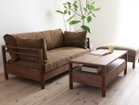 【広松木工/Hiromatsu Furniture / GOODS】のRIPOSO / リポーゾ ソファ 140 大人の最旬トレンドファッション＆コーディネート founy(ファウニー) ヴィンテージ Vintage Style クッション Cushion, Throw Pillow ファブリック Fabric, Textile フレーム Frame, Outline ルーズ Loose, Oversized ホーム・キャンプ・アウトドア・お取り寄せ Home Living / Home & Lifestyle / Camping Gear / Outdoor Camping 家具・インテリア Home Furniture & Interior. Stylish & Functional Living Spaces その他 インテリア雑貨、家具 Home Decor & Furniture Extras thumbnail 張地:ブラウン / (ピエトラ)、フレーム:ウォールナット|ID: prp329100004969230 ipo3291000000037267395