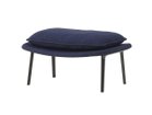 【ヴィトラ/Vitra / GOODS】のSlow Chair Ottoman / スローチェア オットマン(ファブリック) 大人の最旬トレンドファッション＆コーディネート founy(ファウニー) 送料無料 Free Shipping クッション Cushion, Throw Pillow クラシック Classic, Timeless Style ファブリック Fabric, Textile フレーム Frame, Outline モダン Modern, Contemporary ホーム・キャンプ・アウトドア・お取り寄せ Home Living / Home & Lifestyle / Camping Gear / Outdoor Camping 家具・インテリア Home Furniture & Interior. Stylish & Functional Living Spaces チェア・椅子 Seating & Chairs ローチェア・和風座椅子 Floor & Low Chairs thumbnail 張地:フロッカ 01 ダークブルー(ファブリック F80)、脚部:ディープブラック|ID: prp329100004969246 ipo3291000000037267511
