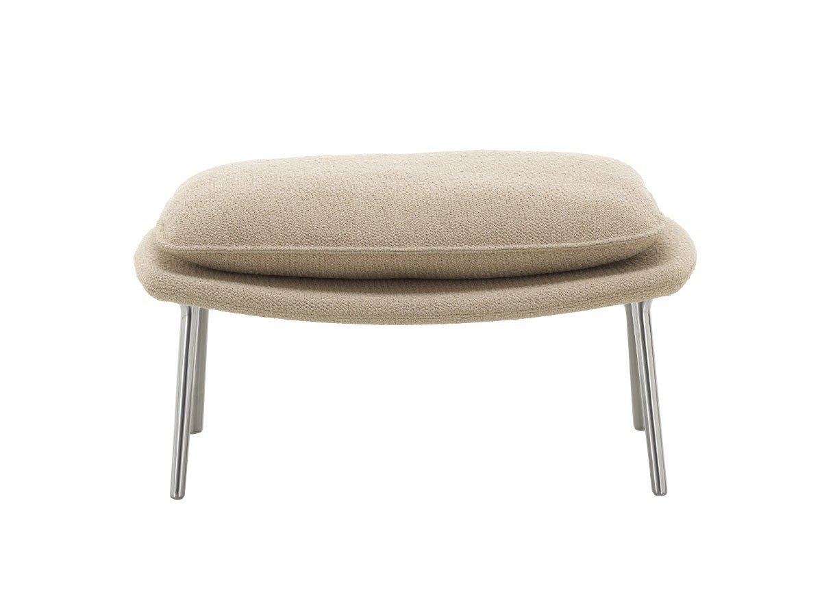 【ヴィトラ/Vitra / GOODS】のSlow Chair Ottoman / スローチェア オットマン(ファブリック) インテリア・キッズ・メンズ・レディースファッション・服の通販 founy(ファウニー) 　送料無料　Free Shipping　クッション　Cushion, Throw Pillow　クラシック　Classic, Timeless Style　ファブリック　Fabric, Textile　フレーム　Frame, Outline　モダン　Modern, Contemporary　ホーム・キャンプ・アウトドア・お取り寄せ　Home Living / Home & Lifestyle / Camping Gear / Outdoor Camping　家具・インテリア　Home Furniture & Interior. Stylish & Functional Living Spaces　チェア・椅子　Seating & Chairs　ローチェア・和風座椅子　Floor & Low Chairs　張地:フロッカ 02 ベージュ(ファブリック F80)、脚部:ポリッシュドアルミニウム|ID: prp329100004969246 ipo3291000000037267517