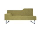 【フランネルソファ/FLANNEL SOFA / GOODS】のSIESTA ONE ARM SOFA / シエスタ 2人掛けショート片肘ソファ 大人の最旬トレンドファッション＆コーディネート founy(ファウニー) ショート Short, Short Length フォルム Silhouette, Form フラット Flat, Flat Shoes ロング Long, Long-Length ホーム・キャンプ・アウトドア・お取り寄せ Home Living / Home & Lifestyle / Camping Gear / Outdoor Camping 家具・インテリア Home Furniture & Interior. Stylish & Functional Living Spaces ソファー Couches & Sofas thumbnail 張地:FK グリーン(グループ3)、脚部:スチール脚(クロムメッキ仕上)、タイプ:座って右アーム|ID: prp329100004969259 ipo3291000000037267598