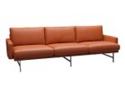 【フリッツ ハンセン/FRITZ HANSEN / GOODS】のLISSONI SOFA / リッソーニソファ 3人掛けソファ PL113S 張地:グレースレザー ウォルナット(カテゴリー6)、脚部:マットポリッシュ仕上|ID: prp329100004969280 ipo3291000000037267713