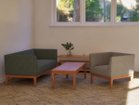【アジム/AJIM / GOODS】のcielo sofa 1p / シエロ ソファ 1人掛け 大人の最旬トレンドファッション＆コーディネート founy(ファウニー) 送料無料 Free Shipping おすすめ Recommended / Our Picks コンパクト Compact, Small Size バランス Balance, Style Balance ホーム・キャンプ・アウトドア・お取り寄せ Home Living / Home & Lifestyle / Camping Gear / Outdoor Camping 家具・インテリア Home Furniture & Interior. Stylish & Functional Living Spaces ソファー Couches & Sofas thumbnail 張地:2人掛け / SZ GN、1人掛け / SZ GY(ともにランク1)、脚部:センダン|ID: prp329100004969304 ipo3291000000037267877