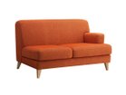 【フライミー ヴェール/FLYMEe vert / GOODS】の2P SOFA / 2人掛け片肘ソファ n59102(左アーム・木脚) 大人の最旬トレンドファッション＆コーディネート founy(ファウニー) クッション Cushion, Throw Pillow フォルム Silhouette, Form ホーム・キャンプ・アウトドア・お取り寄せ Home Living / Home & Lifestyle / Camping Gear / Outdoor Camping 家具・インテリア Home Furniture & Interior. Stylish & Functional Living Spaces ソファー Couches & Sofas thumbnail 張地:脚部ナチュラル|ID: prp329100004969326 ipo3291000000037268026