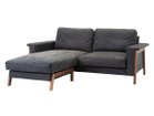 【スウィッチ/SWITCH / GOODS】のCloud Chaise Longue Sofa / クラウド シェーズロングソファ 2.5人掛け 張地:L-11 オイルレザー 墨ブラック(Oシリーズ)|ID: prp329100004969329 ipo3291000000037268034