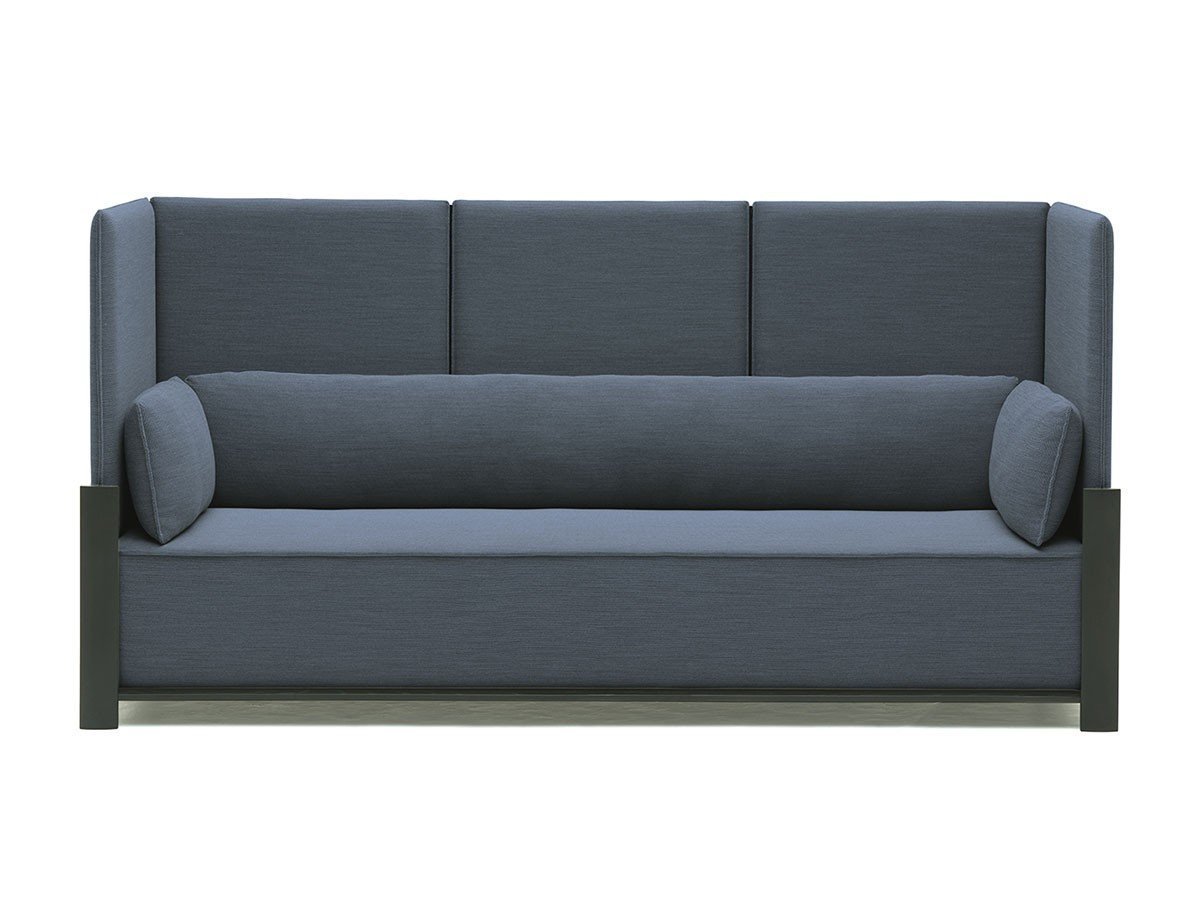 【カリモクニュースタンダード/KARIMOKU NEW STANDARD】のFENCE SOFA 3-SEATER / フェンスソファ 3シーター インテリア・キッズ・メンズ・レディースファッション・服の通販 founy(ファウニー) 　フレーム　Frame, Outline　ホーム・キャンプ・アウトドア・お取り寄せ　Home Living / Home & Lifestyle / Camping Gear / Outdoor Camping　家具・インテリア　Home Furniture & Interior. Stylish & Functional Living Spaces　ソファー　Couches & Sofas　張地:B787 ブルーグレー(クヴァドラ・スティールカット トリオ 3)、フレーム:ブラック|ID: prp329100004969339 ipo3291000000037268122