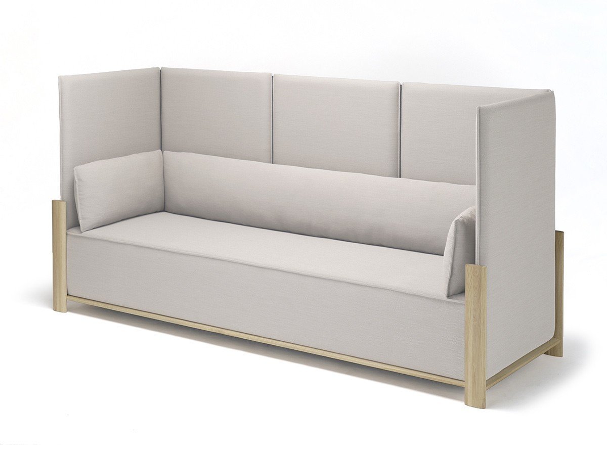 【カリモクニュースタンダード/KARIMOKU NEW STANDARD】のFENCE SOFA 3-SEATER / フェンスソファ 3シーター インテリア・キッズ・メンズ・レディースファッション・服の通販 founy(ファウニー) 　フレーム　Frame, Outline　ホーム・キャンプ・アウトドア・お取り寄せ　Home Living / Home & Lifestyle / Camping Gear / Outdoor Camping　家具・インテリア　Home Furniture & Interior. Stylish & Functional Living Spaces　ソファー　Couches & Sofas　張地:B786 ベージュ(クヴァドラ・スティールカット トリオ 3)、フレーム:ピュアオーク|ID: prp329100004969339 ipo3291000000037268123
