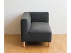 【フライミー ヴェール/FLYMEe vert / GOODS】のCOCCO ONE ARM SOFA / コッコ ワンアームソファ 140 ハイタイプ 大人の最旬トレンドファッション＆コーディネート founy(ファウニー) ホーム・キャンプ・アウトドア・お取り寄せ Home Living / Home & Lifestyle / Camping Gear / Outdoor Camping 家具・インテリア Home Furniture & Interior. Stylish & Functional Living Spaces ソファー Couches & Sofas thumbnail 張地:ラムース チャコール(ランク4)、アーム位置:左アーム、脚部:オーク|ID: prp329100004969345 ipo3291000000037268171