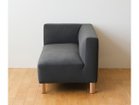 【フライミー ヴェール/FLYMEe vert / GOODS】のCOCCO ONE ARM SOFA / コッコ ワンアームソファ 140 ハイタイプ 大人の最旬トレンドファッション＆コーディネート founy(ファウニー) ホーム・キャンプ・アウトドア・お取り寄せ Home Living / Home & Lifestyle / Camping Gear / Outdoor Camping 家具・インテリア Home Furniture & Interior. Stylish & Functional Living Spaces ソファー Couches & Sofas thumbnail 張地:ラムース チャコール(ランク4)、アーム位置:右アーム、脚部:オーク|ID: prp329100004969345 ipo3291000000037268174