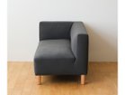 【フライミー ヴェール/FLYMEe vert / GOODS】のCOCCO ONE ARM SOFA / コッコ ワンアームソファ 140 ハイタイプ 大人の最旬トレンドファッション＆コーディネート founy(ファウニー) ホーム・キャンプ・アウトドア・お取り寄せ Home Living / Home & Lifestyle / Camping Gear / Outdoor Camping 家具・インテリア Home Furniture & Interior. Stylish & Functional Living Spaces ソファー Couches & Sofas thumbnail 張地:ラムース チャコール(ランク4)、アーム位置:右アーム、脚部:チェリー|ID: prp329100004969345 ipo3291000000037268176