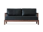 【フランネルソファ/FLANNEL SOFA / GOODS】のSTRAND 2.5P SOFA / ストランド 2.5人掛けソファ 大人の最旬トレンドファッション＆コーディネート founy(ファウニー) クッション Cushion, Throw Pillow フレーム Frame, Outline ホーム・キャンプ・アウトドア・お取り寄せ Home Living / Home & Lifestyle / Camping Gear / Outdoor Camping 家具・インテリア Home Furniture & Interior. Stylish & Functional Living Spaces ソファー Couches & Sofas thumbnail フレーム:ウォールナット、張地:RLD ブラック(本革-2)|ID: prp329100004969385 ipo3291000000037268440