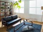 【フランネルソファ/FLANNEL SOFA / GOODS】のSTRAND 2.5P SOFA / ストランド 2.5人掛けソファ 大人の最旬トレンドファッション＆コーディネート founy(ファウニー) クッション Cushion, Throw Pillow フレーム Frame, Outline ホーム・キャンプ・アウトドア・お取り寄せ Home Living / Home & Lifestyle / Camping Gear / Outdoor Camping 家具・インテリア Home Furniture & Interior. Stylish & Functional Living Spaces ソファー Couches & Sofas thumbnail フレーム:ウォールナット|ID: prp329100004969385 ipo3291000000037268443